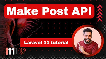 Laravel 11 API tutorial #5 POST API with database | insert data in DB with POST API