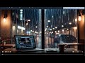 POV: Rainy Coffee Shop Ambience ☕ Deep Focus Music for Study, Work &amp; Productivity Flow