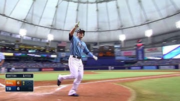 BAL@TB: Guyer ties it up in 9th with solo home run