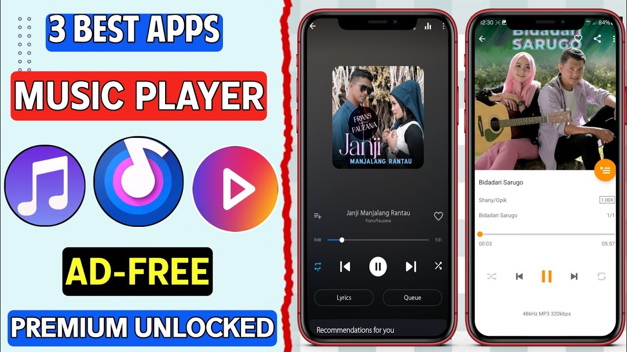 3 Best Free Offline Music Player Apps For Android - YouTube
