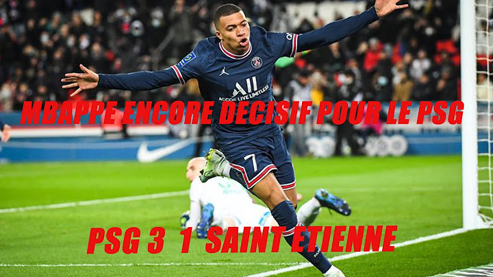Résumé du match PSG Saint Etienne : Mbappé encore décisif, Messi passeur
