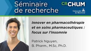 Innover en pharmacothérapie et en soins pharmaceutiques : focus sur l’insomnie