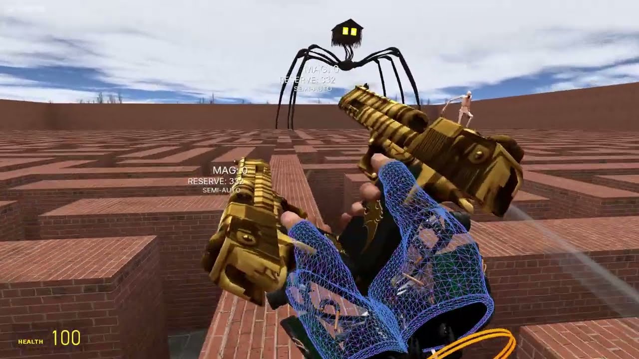 The biggest maze survive in Garry’s Mod #4