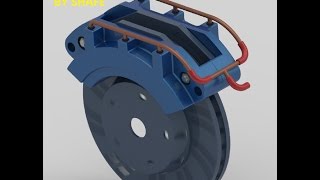 Disk Brake Animation INDIAN -By CadX