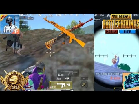 pubg mobile lite best gameplay easily chicken dinner - YouTube