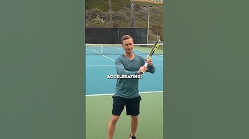 Wrist flexion on the tennis slice