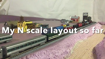 My N scale layout so far.