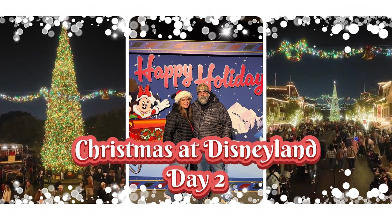 Second Full day at Disneyland, full of food, rides, Christmas vibes, and big belly laughs. 