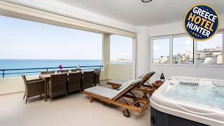 Secret View Apartment, with private jacuzzi | Crete Island, Greece | Hotel Review ⭐