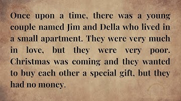The Gift of the Magi | Learn English from Basics | English Story | Reading| Listening |