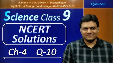 Question 10 NCERT Solutions Chapter 4 Structure of Atom Class 9 Science
