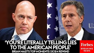 SUPERCUT: Brian Mast's Top Moments From House Committee Hearings | 2024 Rewind