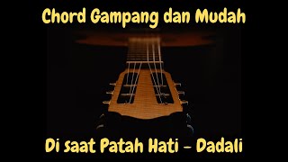 Chord Gampang (Di Saat Patah Hati - Dadali) by Delta Rahwanda (Tutorial Gitar) Untuk Pemula - Am