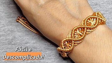 Pulseira Macrame Fácil e Rápida - Passo a Passo Completo