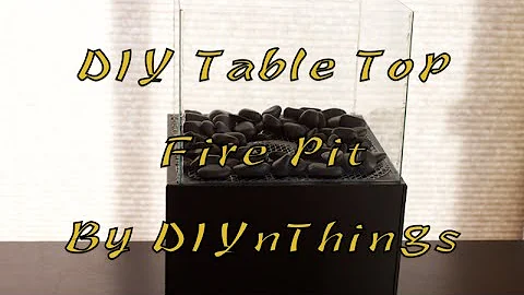 DIY Table Top Fire Pit