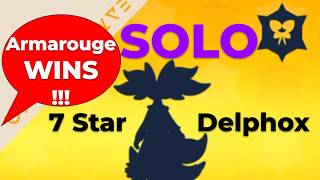 How to SOLO 7 star Delphox Fairy Tera Type - Armarouge - Pokemon Scarlet and Violet