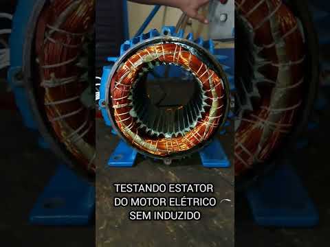 Vídeo: Estator do motor: verificar, rebobinar. Folga entre o rotor e o estator do motor elétrico