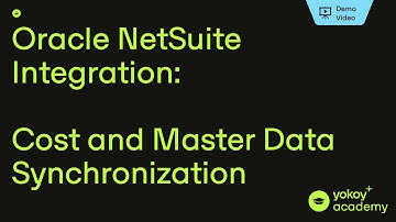 NetSuite: Cost and Master Data Synchronization
