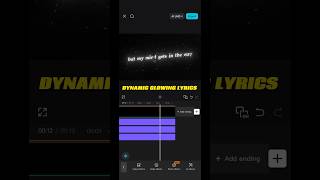 Information Dynamic Glowing Lyrics Tutorial #capcut #capcutpioneer #1mincapcut #tutorial #capcuttutorial Update