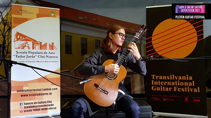 World Online Guitar Competition 2022 The winner in 3A Group Andrei Pitu plays N. Kahn-Le Grand Large