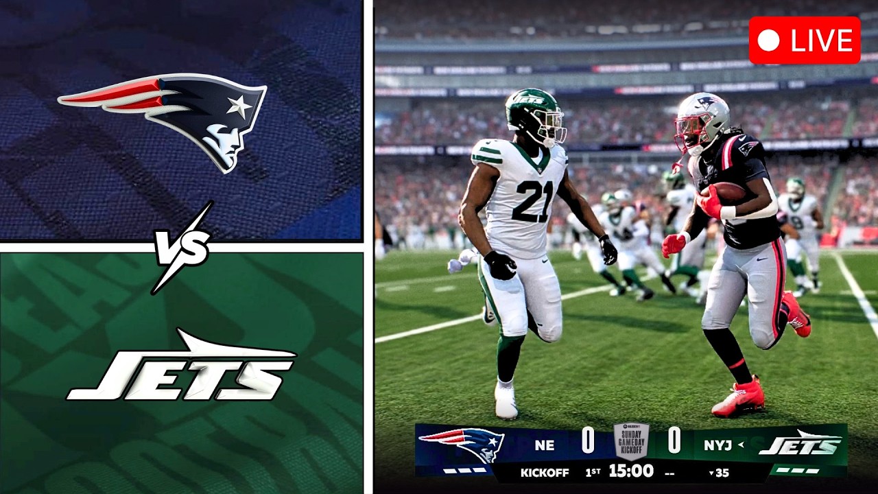 🔴 LIVE 🏈 New England Patriots vs New York Jets / NFL Week 6 / Madden 27 Simulation!