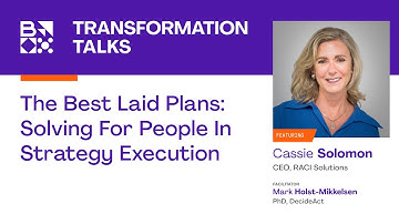 The Best Laid Plans: Solving for People in Strategy Execution – with Cassie Solomon