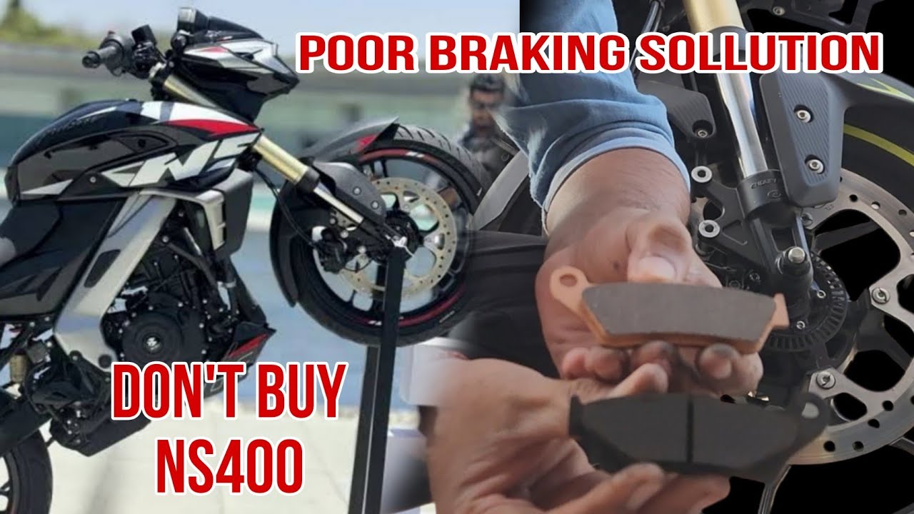Pulsar ns 400 Brake upgrade | most needed mod in ns400 |