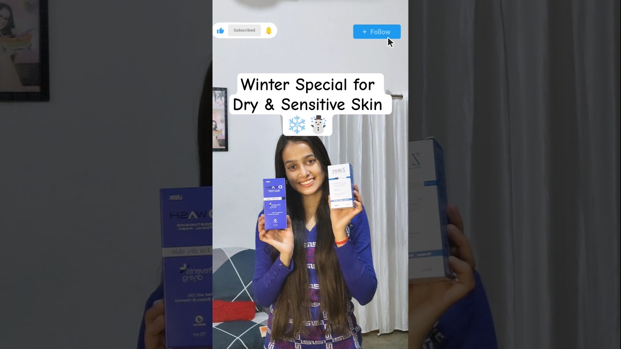 DWash Moisturising Facial Wash & Z-BIOCK Zinc Oxide Sunscreen Gel ☃️ 