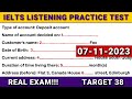 IELTS Listening Practice Test 2023 with Answers- 7/11/2023