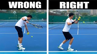 【網球 教學】正拍 打出力量並能保持穩定性的三個步驟｜LeonTV｜網球基礎