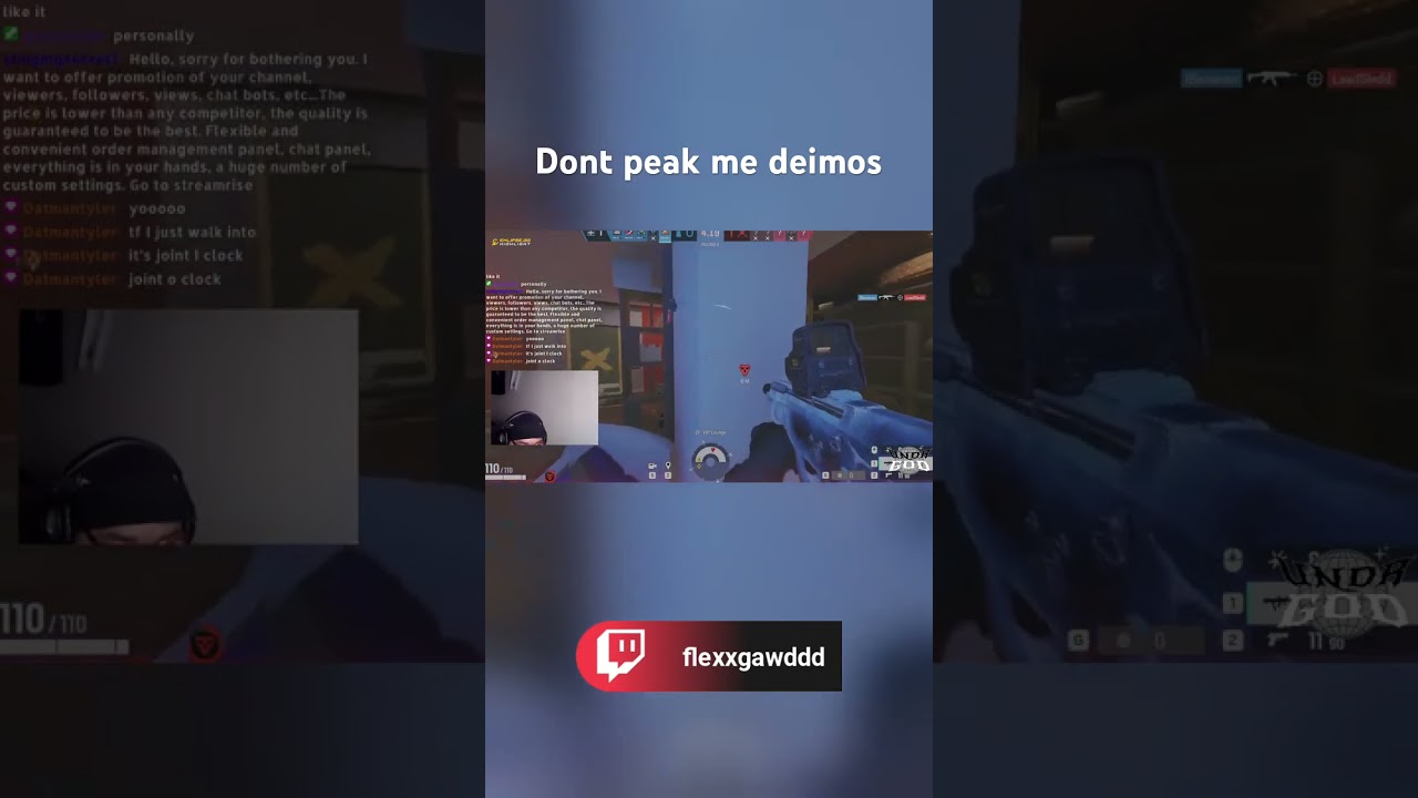 Why would you peak me deimos 😂😂😂 im just better. #rainbowsixsiege #gaming #shorts