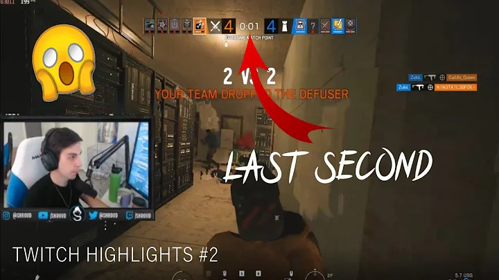 SHROUD LAST SECOND PISTOL KILL | CRAZY MAESTRO ACE | Rainbow Six: Siege  Twitch Clips #2