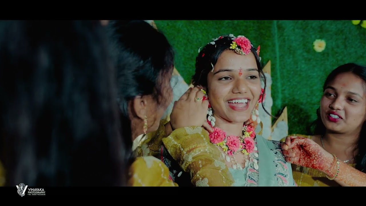 Manaswini's haldi ceremony || Colourful haldi 