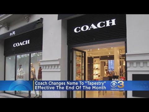 Coach Changes Its Name To Tapestry