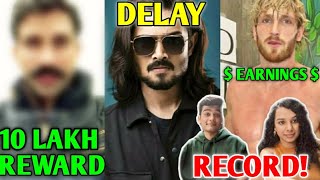 BB Ki Vines New Video DELAY, YouTuber To Give 10 Lakhs REWARD | Slayy Point RECORD, Logan Paul |