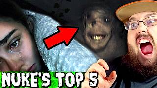 25 SCARIEST TikTok VIDEOS of 2025! Nuke's Top 5 REACTION!!!