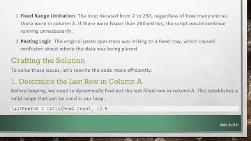 How to Resolve an Infinite Loop When Pasting into Excel VBA