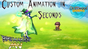 Create Custom Animations in Seconds - RPG Maker MV Tutorial - RPGMMV RMMV Tut