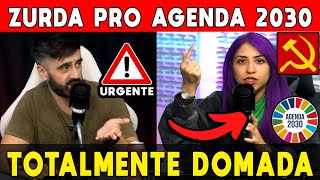 Zurda Pro Agenda 2030 Domada Comunista Atacó A Milei Y Bukele Izquierda Defiende Criminales