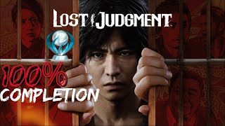 Lost Judgment Platinum Experience | Lost Judgment 100% Completion Review