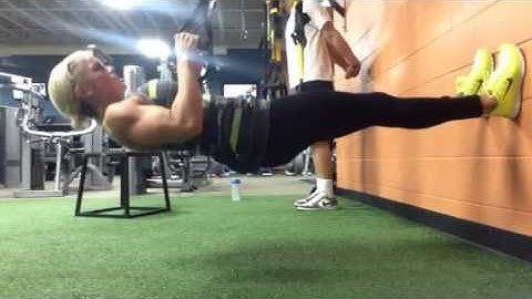 TRX Wall climbers and Parallel Rows