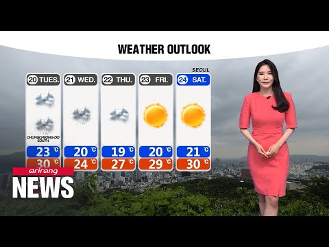 [Weather] Seoul to see highs of 30°C Rain for south