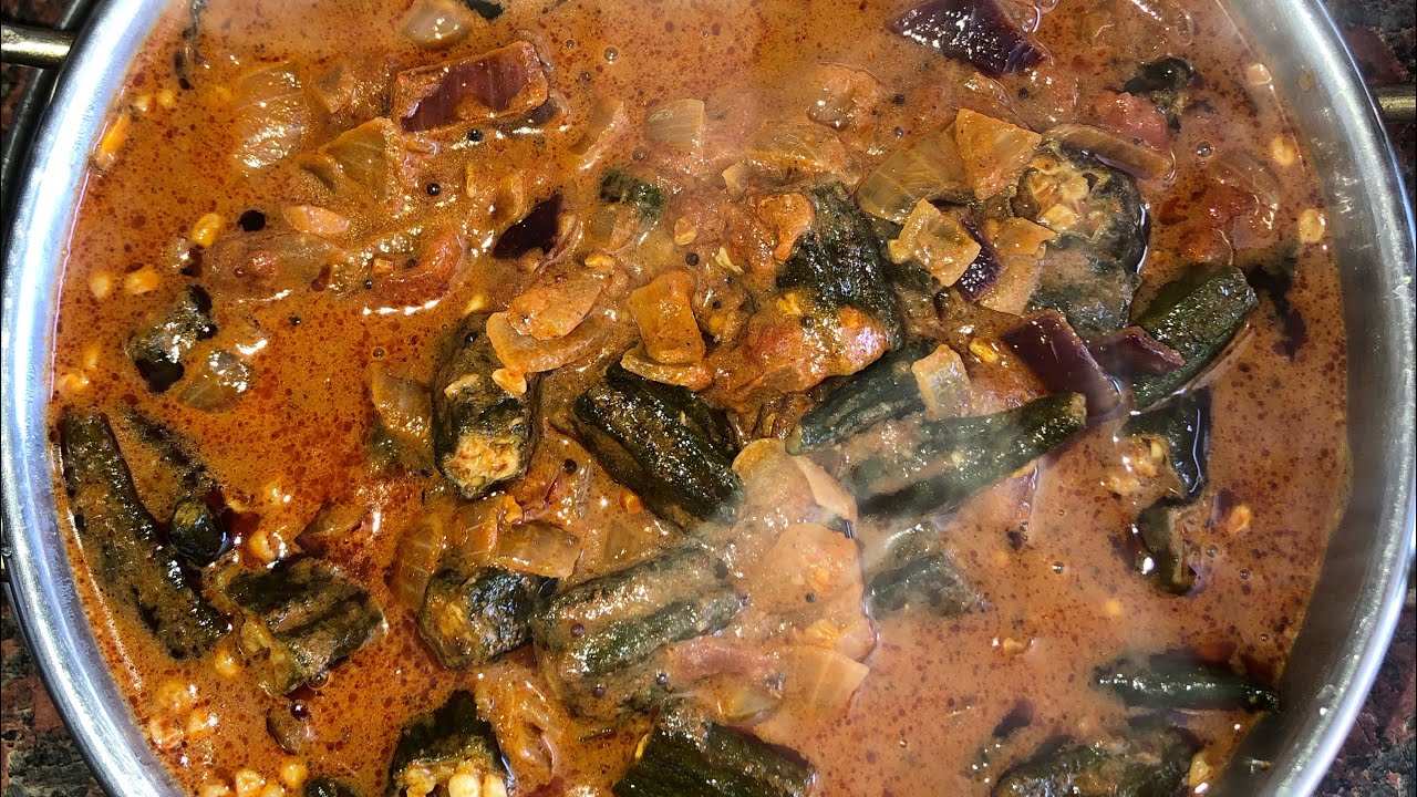 Okra Curry Sri Lankan Cuisine Valliammai Samayal YouTube