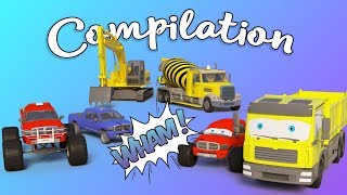 Compilation for Kids | Monster Trucks for Children | Building Machines | Trucks Cartoon for Kids