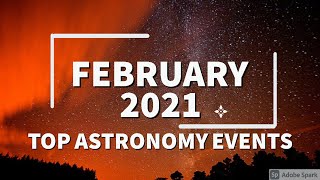 Top Astronomical Events In February 2021 | Conjunction of Moon and Mars | Night Sky February 2021