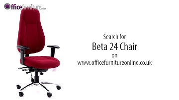 Beta 24 Hour Ergonomic Task Chair features and user guide