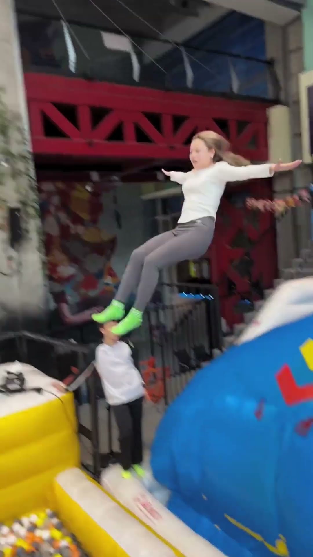This Trampoline Is  So Fun ? Why Didn't We Just Start Jumping Around Like This When We Were Kids