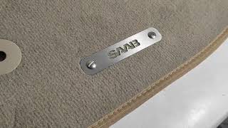 Car mats badge for Saab