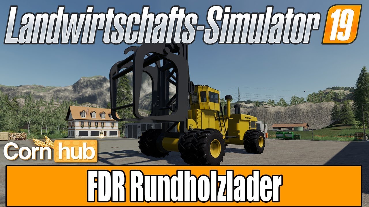 LS19 Modvorstellung - FDR Rundholzlader - LS19 Mods