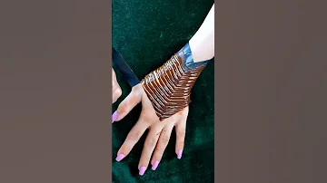 افكار جميلة للحنة باستخدام الشوكة Beautiful Ideas For Henna Using A Fork 